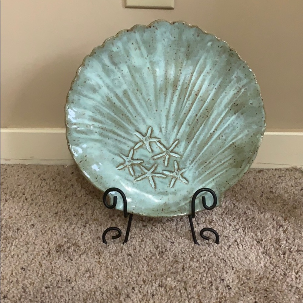 Decorative starfish plate